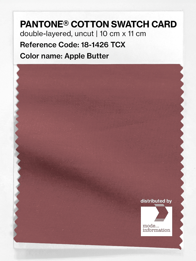 Artikelbild 1 des Artikels “PANTONE® COTTON SWATCH CARD 18-1426 TCX Apple Butter “