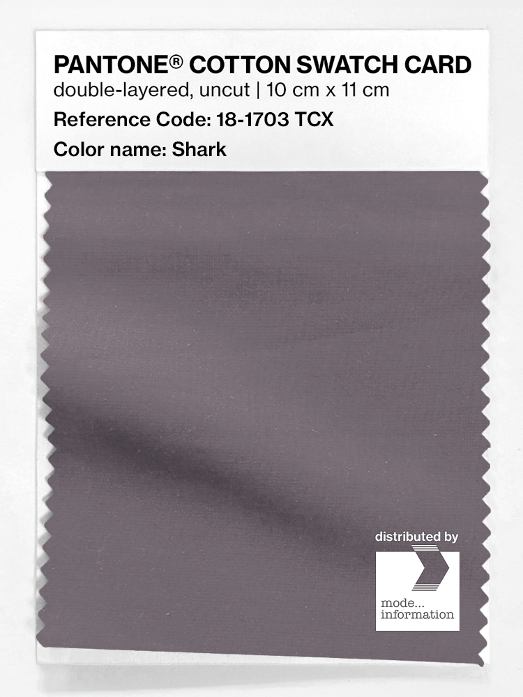 Product image 1 of the product “PANTONE® COTTON SWATCH CARD 18-1703 TCX Shark ”