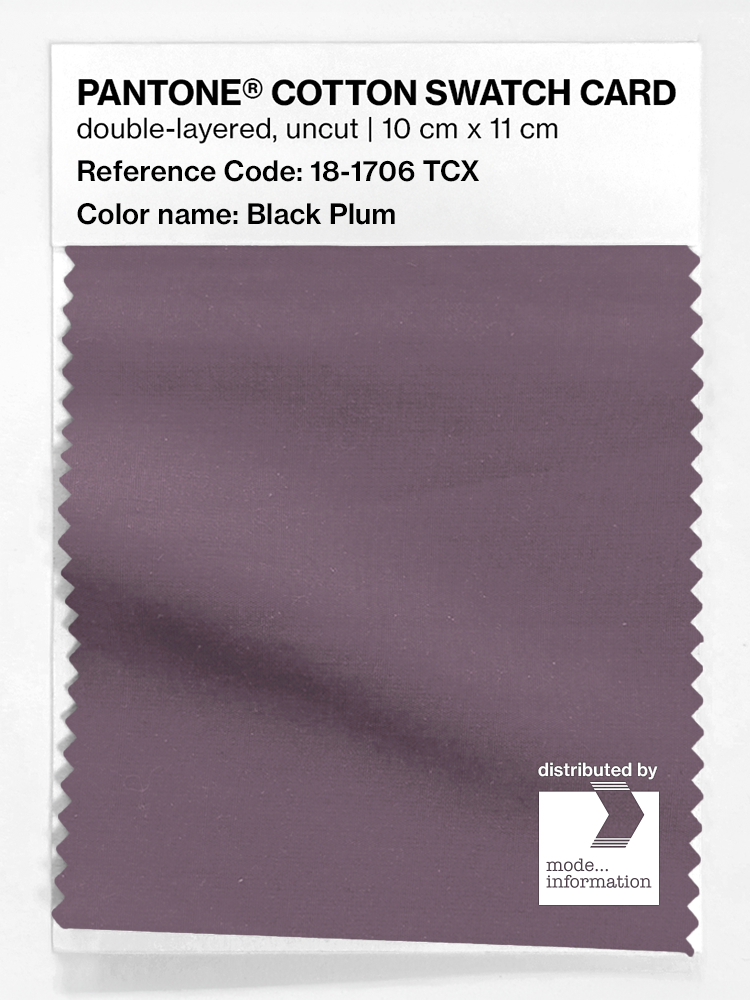 Artikelbild 1 des Artikels “PANTONE® COTTON SWATCH CARD 18-1706 TCX Black Plum “