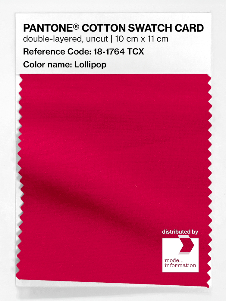 Artikelbild 1 des Artikels “PANTONE® COTTON SWATCH CARD 18-1764 TCX Lollipop “