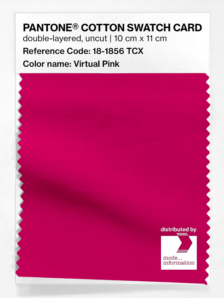 Artikelbild 1 des Artikels “PANTONE® COTTON SWATCH CARD 18-1856 TCX Virtual Pink “