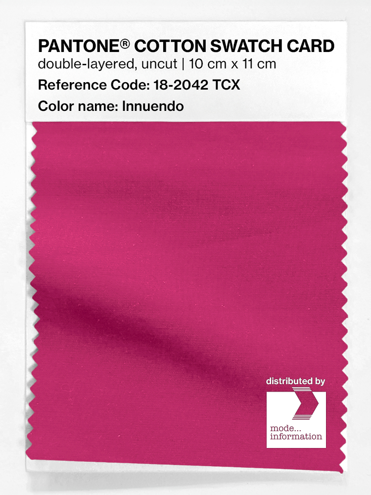 Product image 1 of the product “PANTONE® COTTON SWATCH CARD 18-2042 TCX Innuendo ”