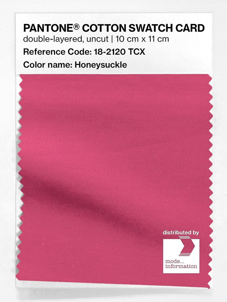 Artikelbild 1 des Artikels “PANTONE® COTTON SWATCH CARD 18-2120 TCX Honeysuckle “