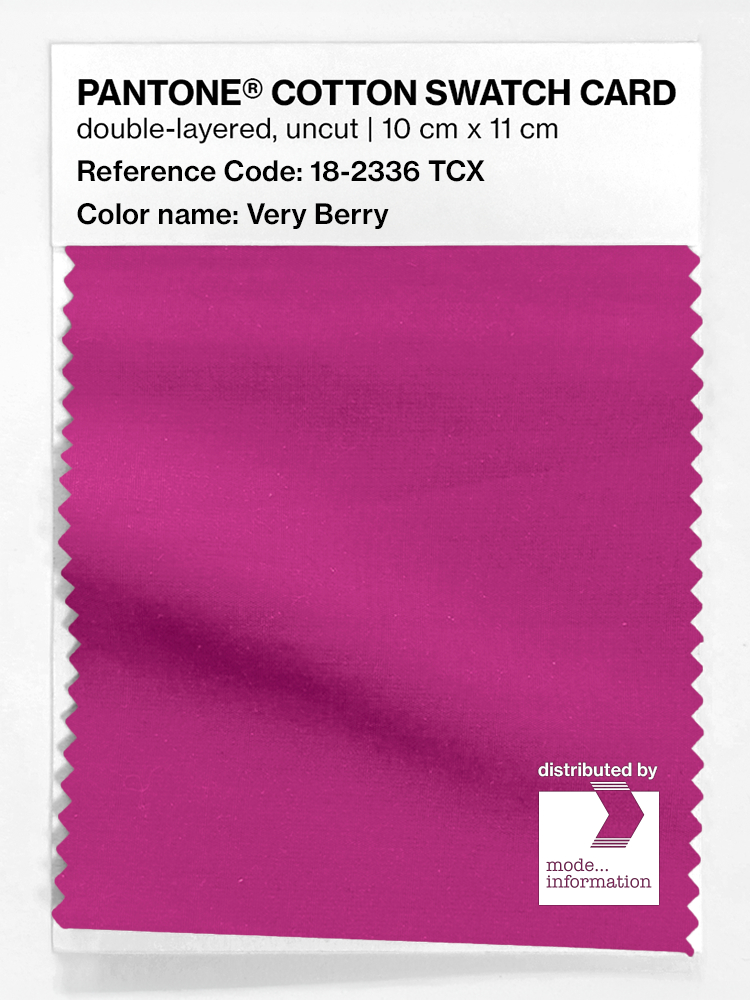 Artikelbild 1 des Artikels “PANTONE® COTTON SWATCH CARD 18-2336 TCX Very Berry “