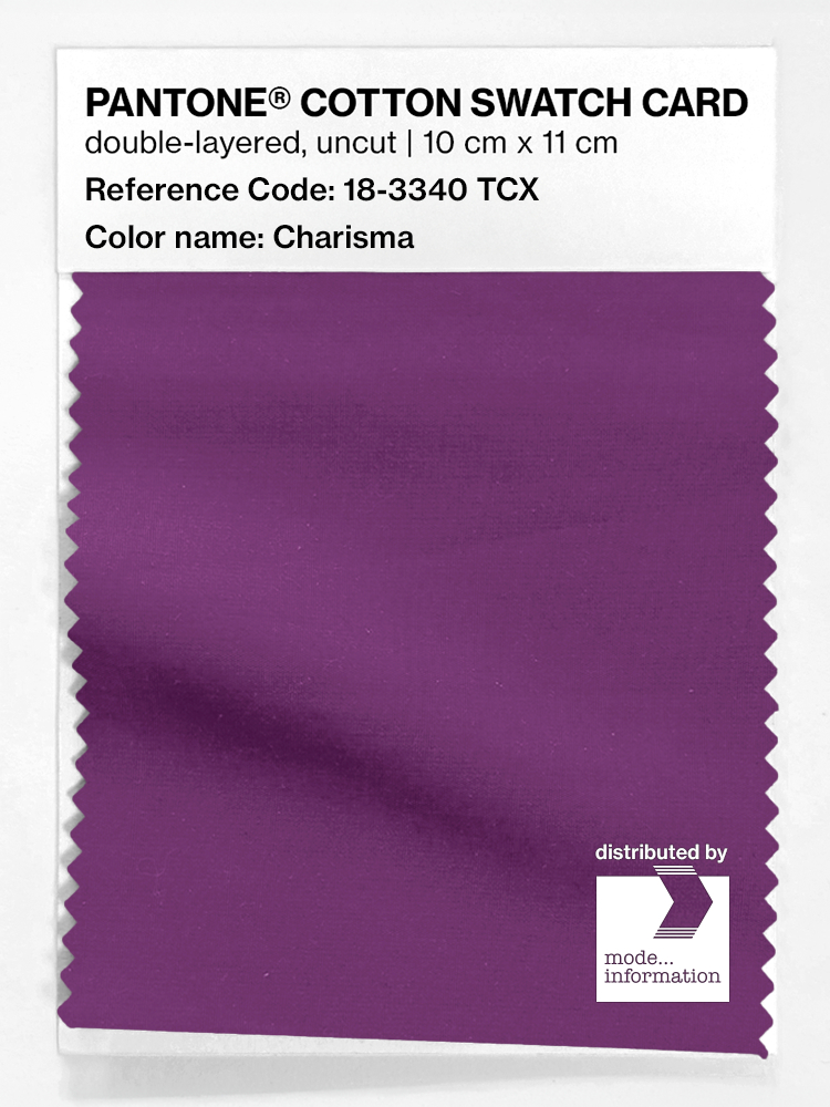 Artikelbild 1 des Artikels “PANTONE® COTTON SWATCH CARD 18-3340 TCX Charisma “