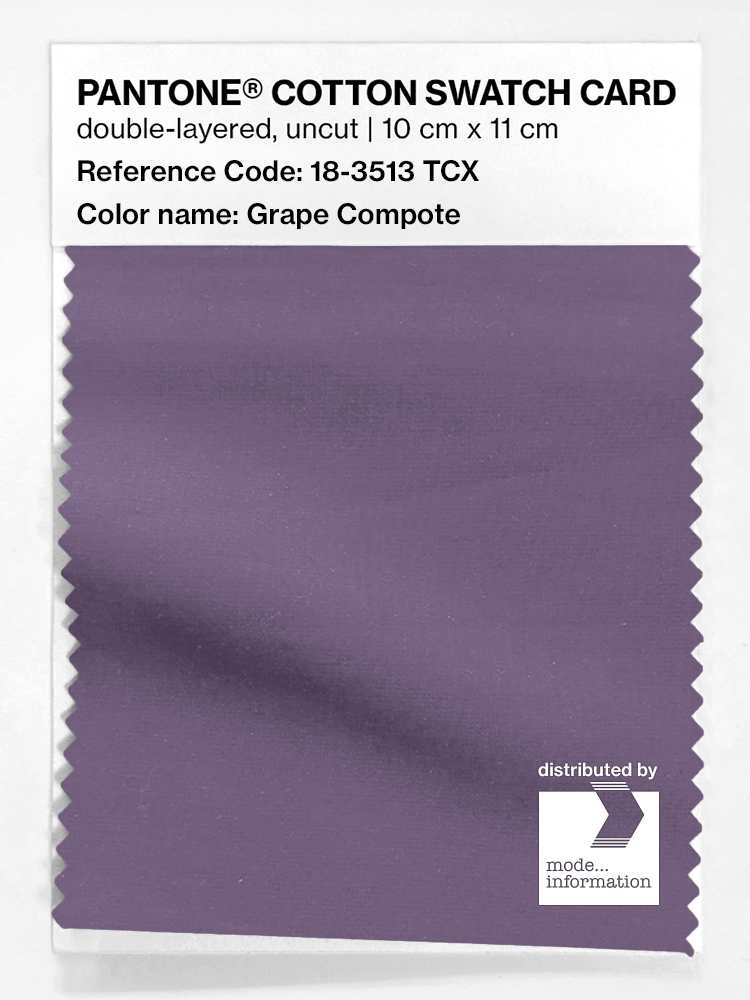 Artikelbild 1 des Artikels “PANTONE® COTTON SWATCH CARD 18-3513 TCX Grape Compote “