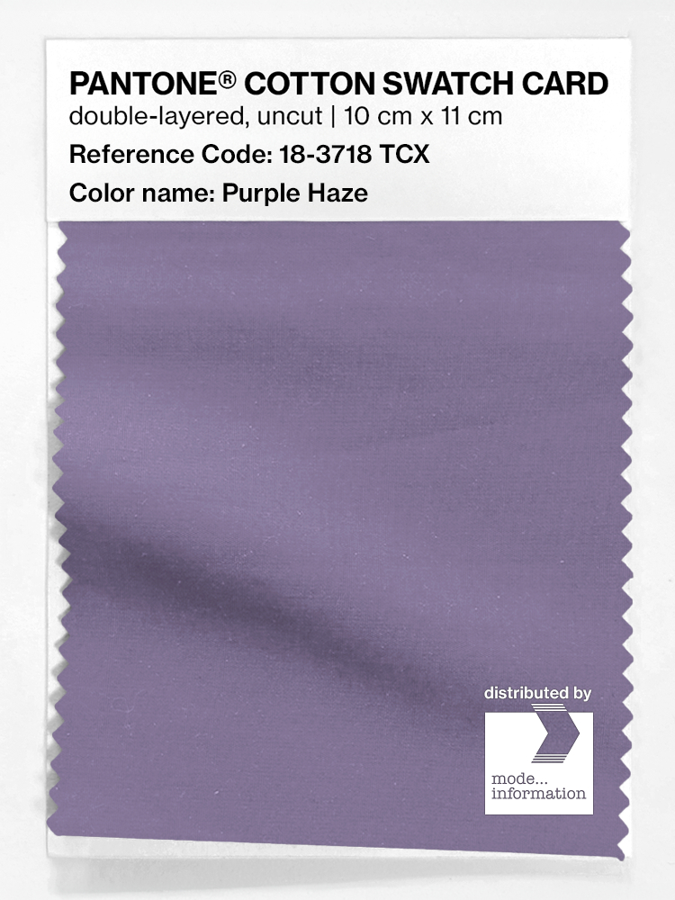 Artikelbild 1 des Artikels “PANTONE® COTTON SWATCH CARD 18-3718 TCX Purple Haze “