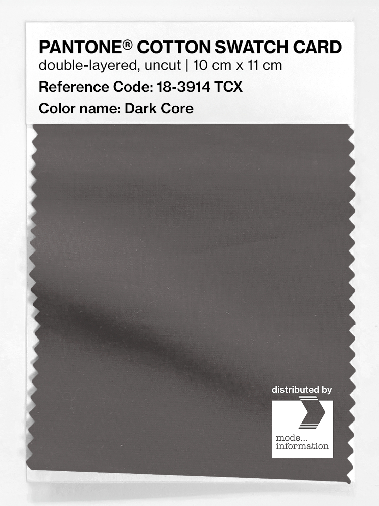 Product image 1 of the product “PANTONE® COTTON SWATCH CARD 18-3914 TCX Dark Core ”