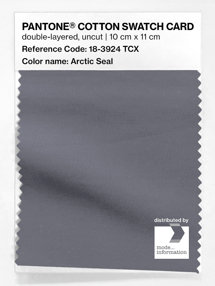 Product image 1 of the product “PANTONE® COTTON SWATCH CARD 18-3924 TCX Arctic Seal ”