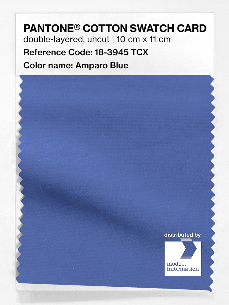 Artikelbild 1 des Artikels “PANTONE® COTTON SWATCH CARD 18-3945 TCX Amparo Blue “