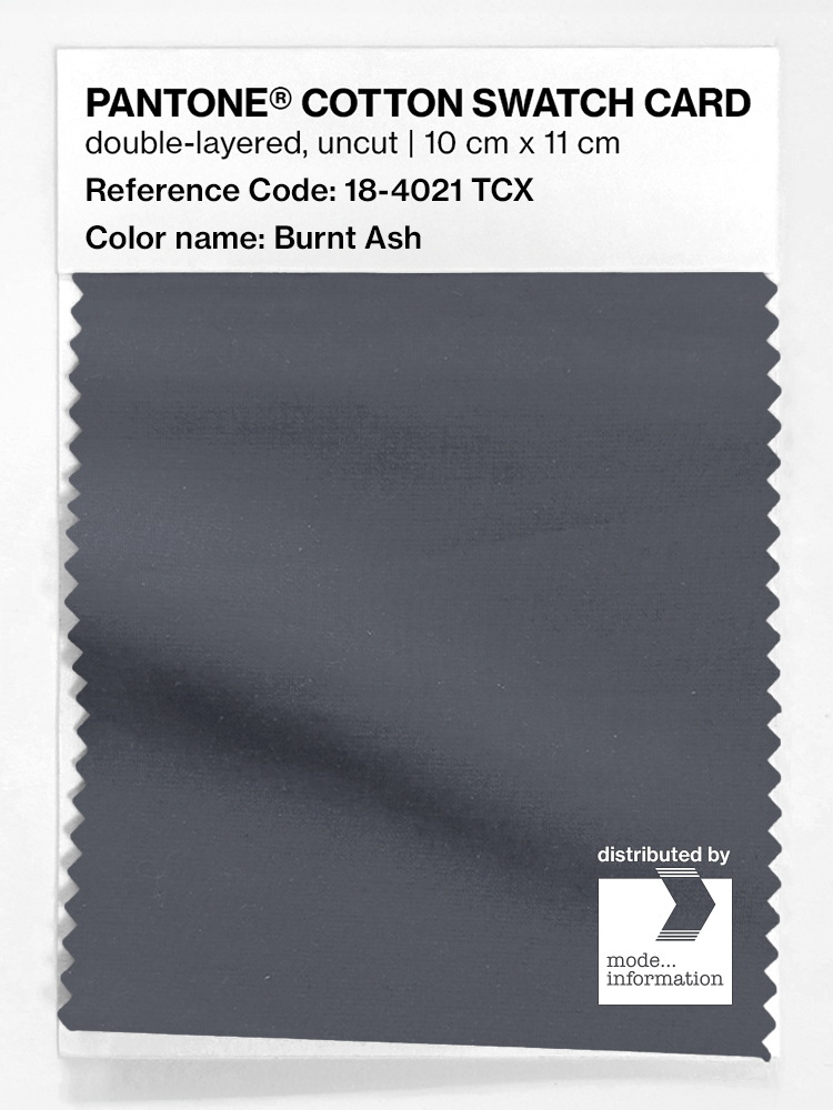 Product image 1 of the product “PANTONE® COTTON SWATCH CARD 18-4021 TCX Burnt Ash ”