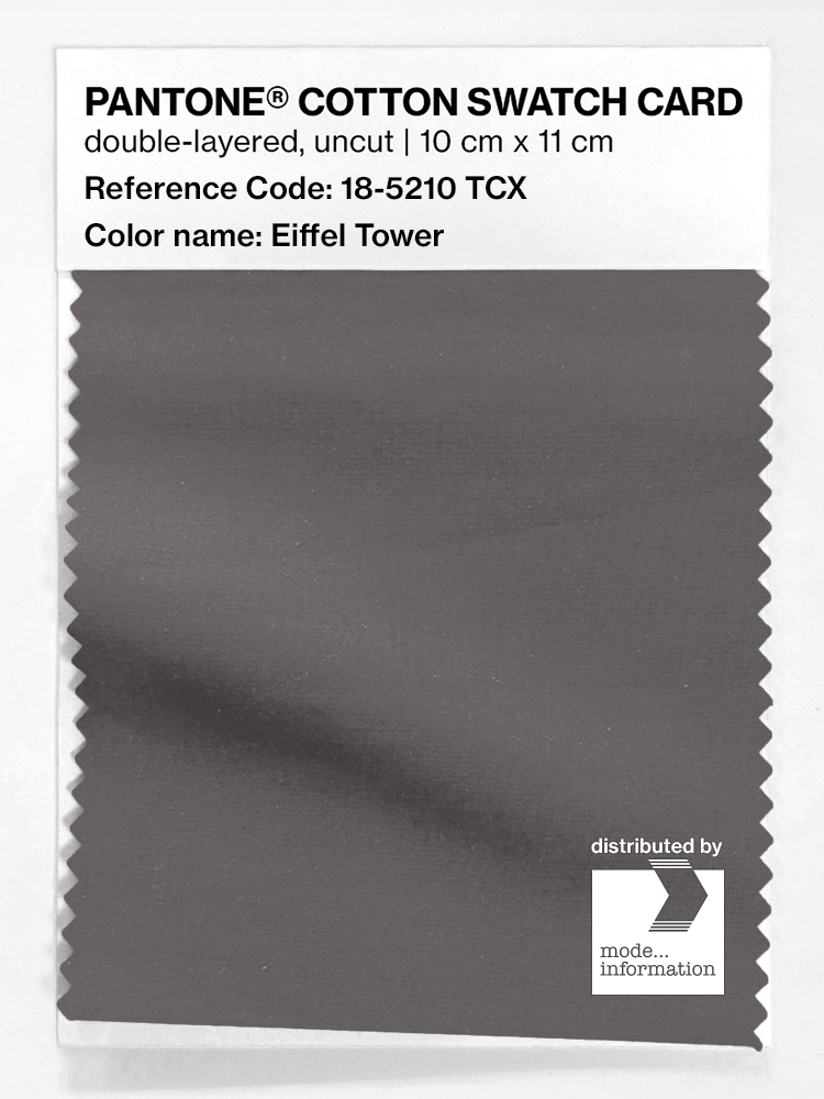 Artikelbild 1 des Artikels “PANTONE® COTTON SWATCH CARD 18-5210 TCX Eiffel Tower “