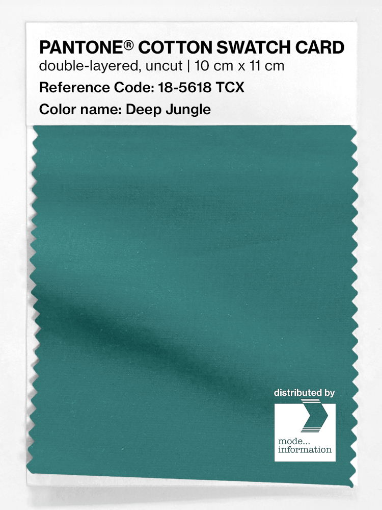 Artikelbild 1 des Artikels “PANTONE® COTTON SWATCH CARD 18-5618 TCX Deep Jungle “