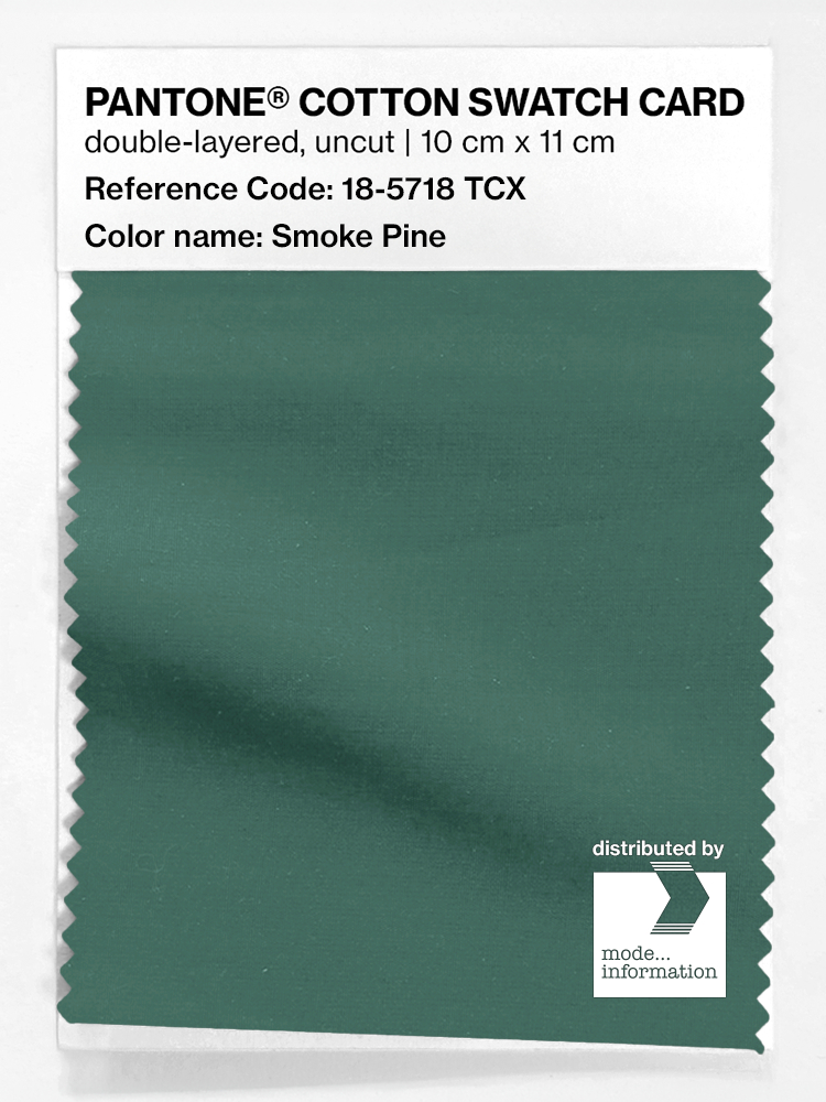 Artikelbild 1 des Artikels “PANTONE® COTTON SWATCH CARD 18-5718 TCX Smoke Pine “