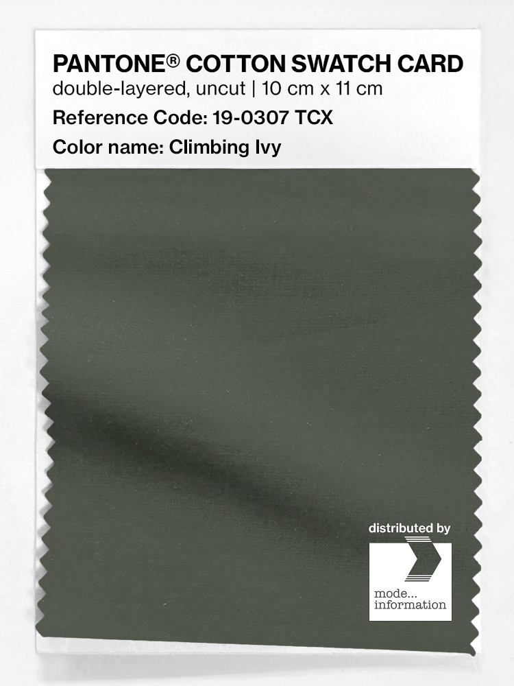 Product image 1 of the product “PANTONE® COTTON SWATCH CARD 19-0307 TCX Climbing Ivy ”