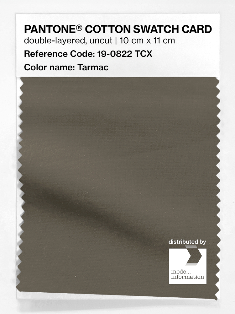 Product image 1 of the product “PANTONE® COTTON SWATCH CARD 19-0822 TCX Tarmac ”