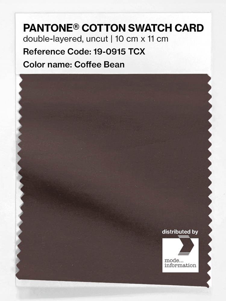 Artikelbild 1 des Artikels “PANTONE® COTTON SWATCH CARD 19-0915 TCX Coffee Bean “