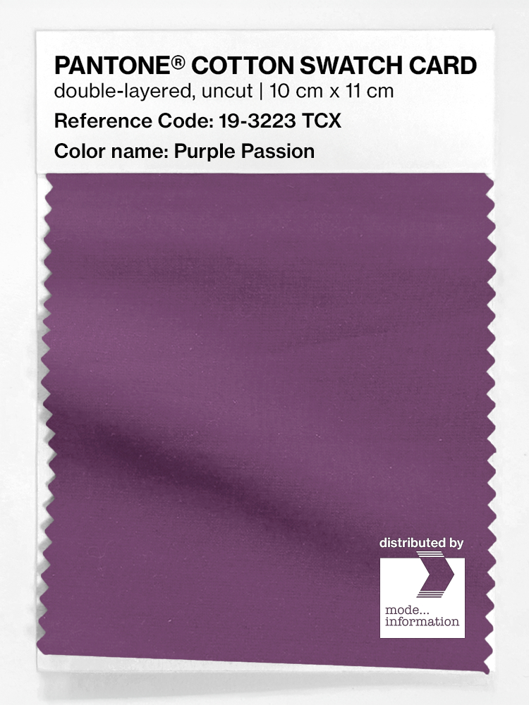 Artikelbild 1 des Artikels “PANTONE® COTTON SWATCH CARD 19-3223 TCX Purple Passion “