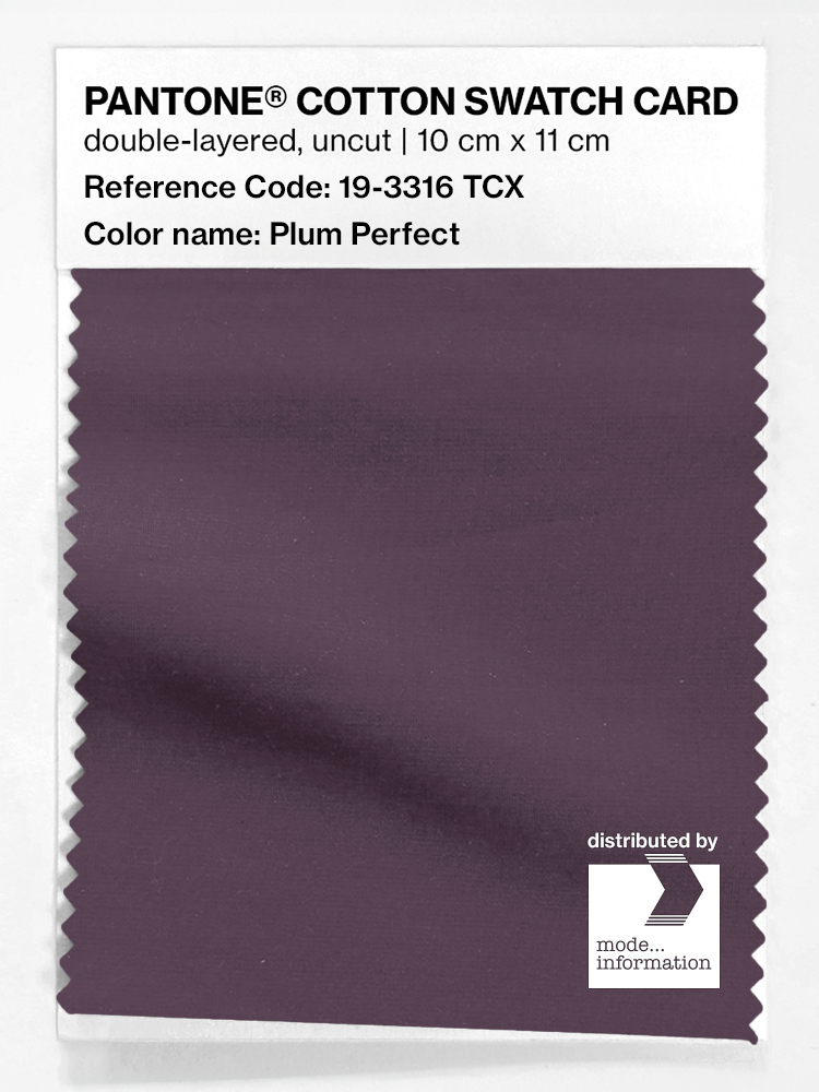 Artikelbild 1 des Artikels “PANTONE® COTTON SWATCH CARD 19-3316 TCX Plum Perfect “