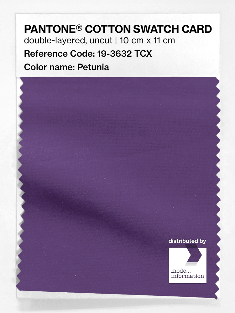 Artikelbild 1 des Artikels “PANTONE® COTTON SWATCH CARD 19-3632 TCX Petunia “