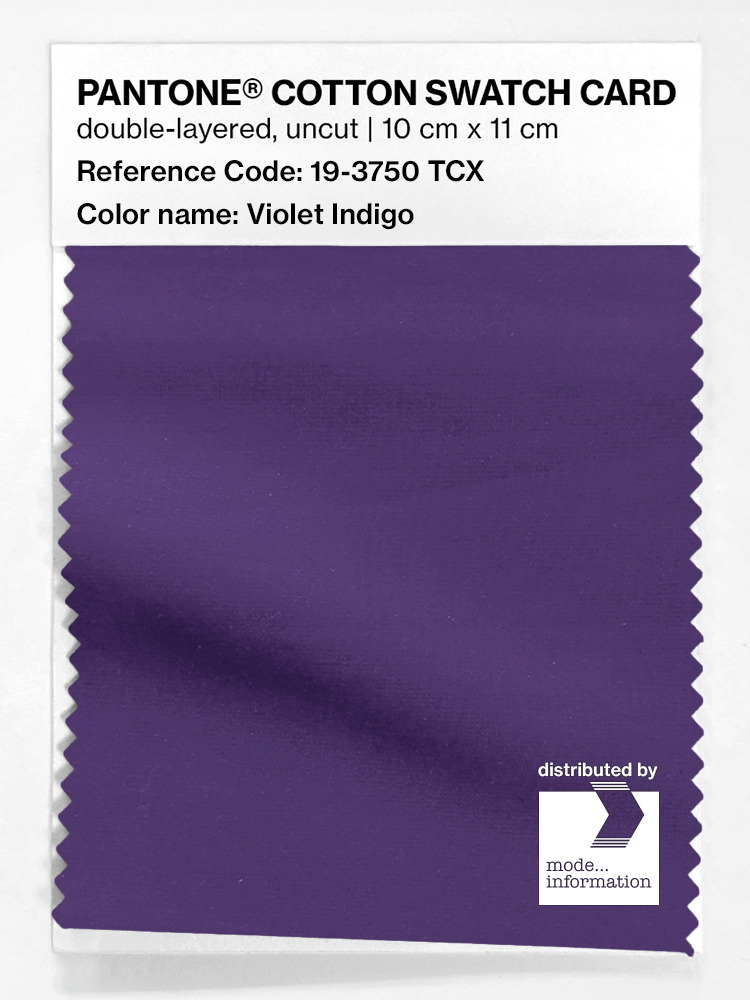 Artikelbild 1 des Artikels “PANTONE® COTTON SWATCH CARD 19-3750 TCX Violet Indigo “