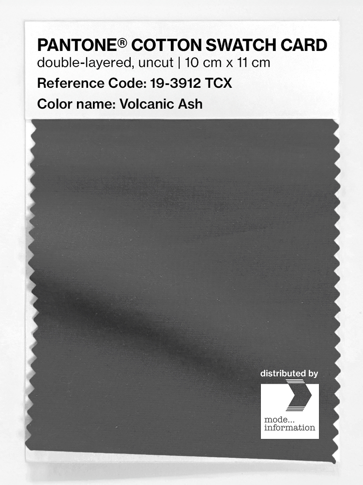 Product image 1 of the product “PANTONE® COTTON SWATCH CARD 19-3912 TCX Volcanic Ash ”