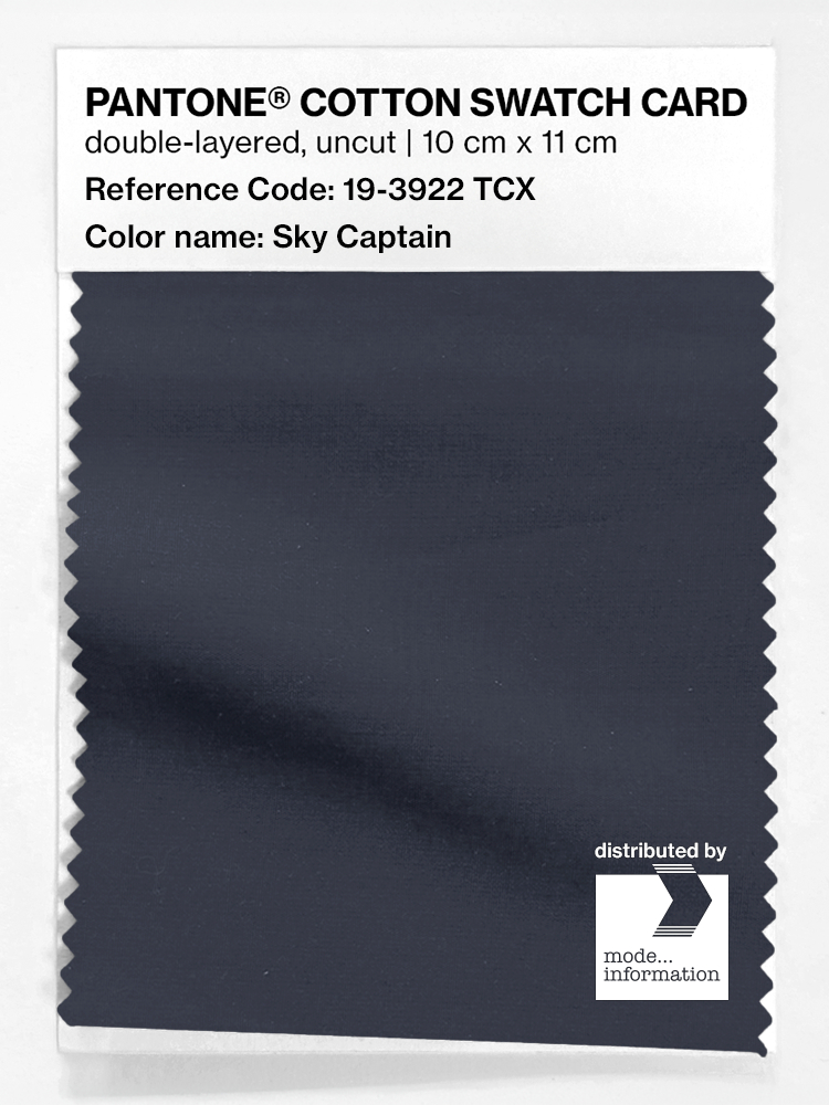 Artikelbild 1 des Artikels “PANTONE® COTTON SWATCH CARD 19-3922 TCX Sky Captain “