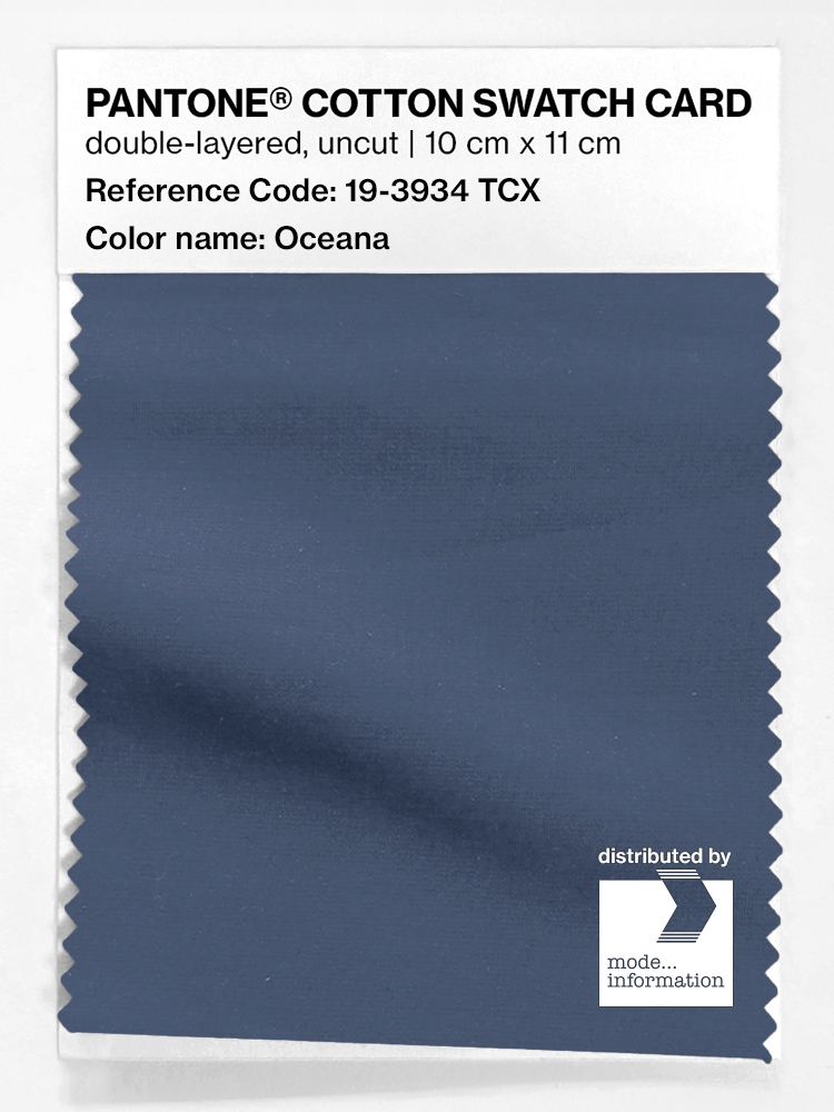 Product image 1 of the product “PANTONE® COTTON SWATCH CARD 19-3934 TCX Oceana ”