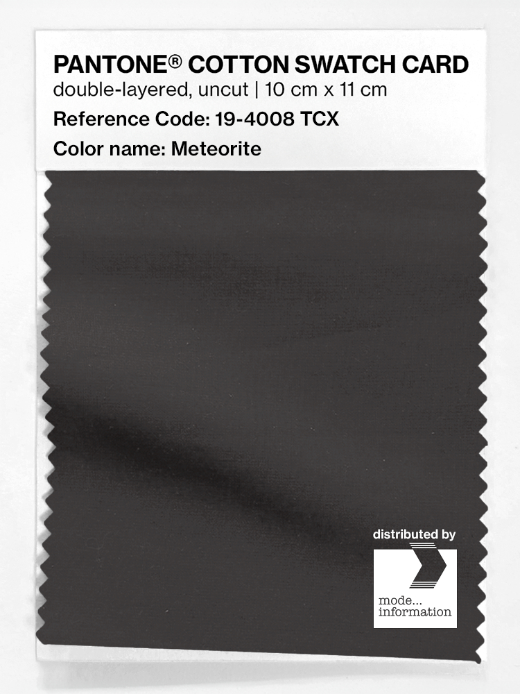 Product image 1 of the product “PANTONE® COTTON SWATCH CARD 19-4008 TCX Meteorite ”