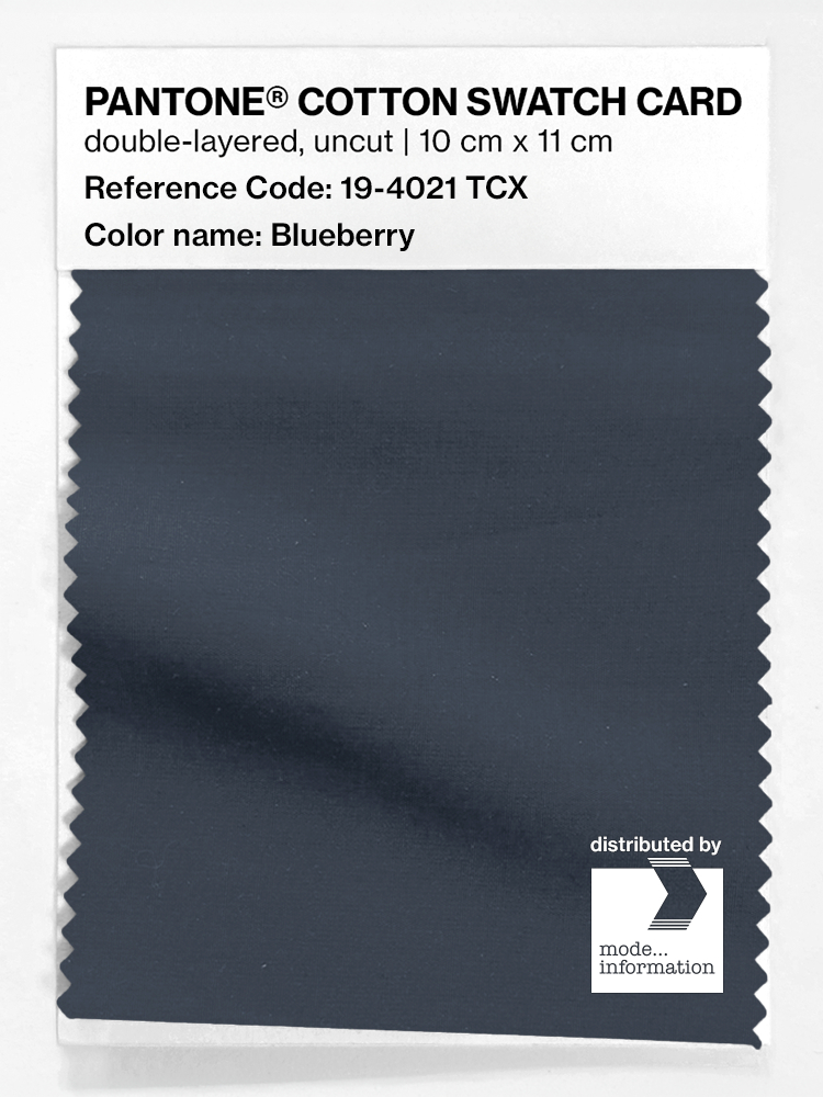 Artikelbild 1 des Artikels “PANTONE® COTTON SWATCH CARD 19-4021 TCX Blueberry “