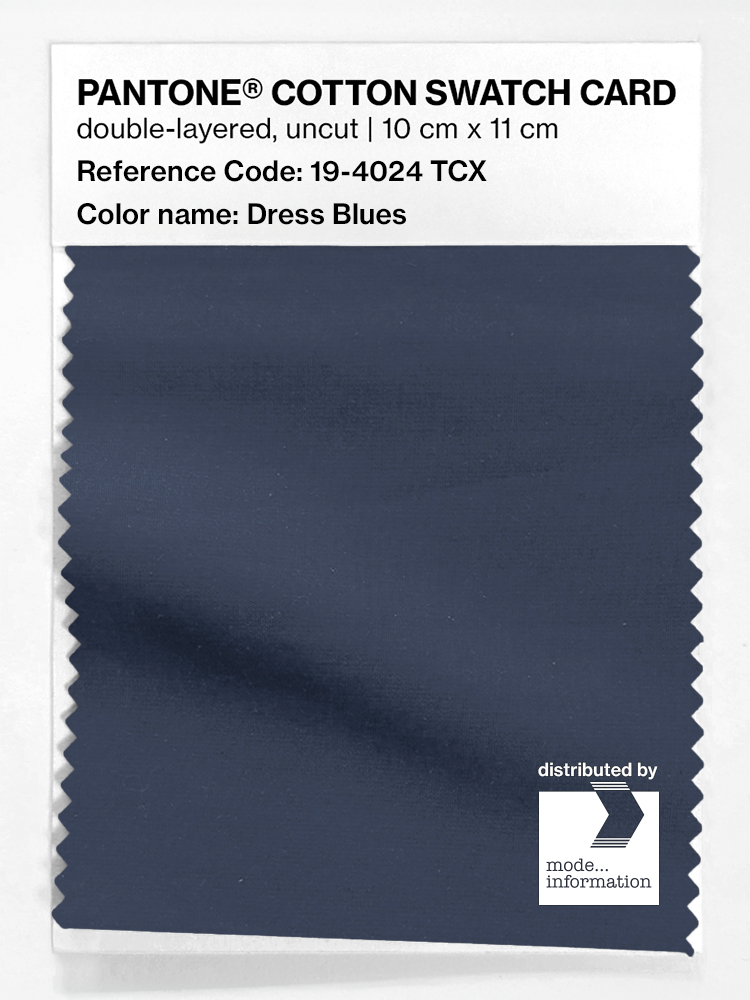 Artikelbild 1 des Artikels “PANTONE® COTTON SWATCH CARD 19-4024 TCX Dress Blues “