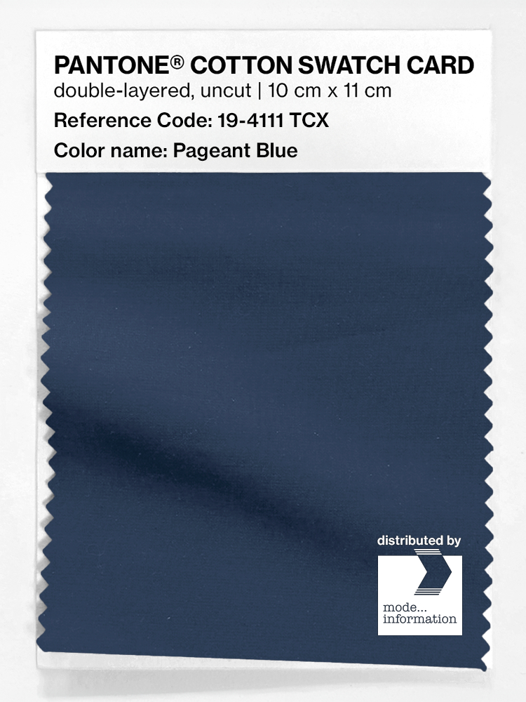 Product image 1 of the product “PANTONE® COTTON SWATCH CARD 19-4111 TCX Pageant Blue ”
