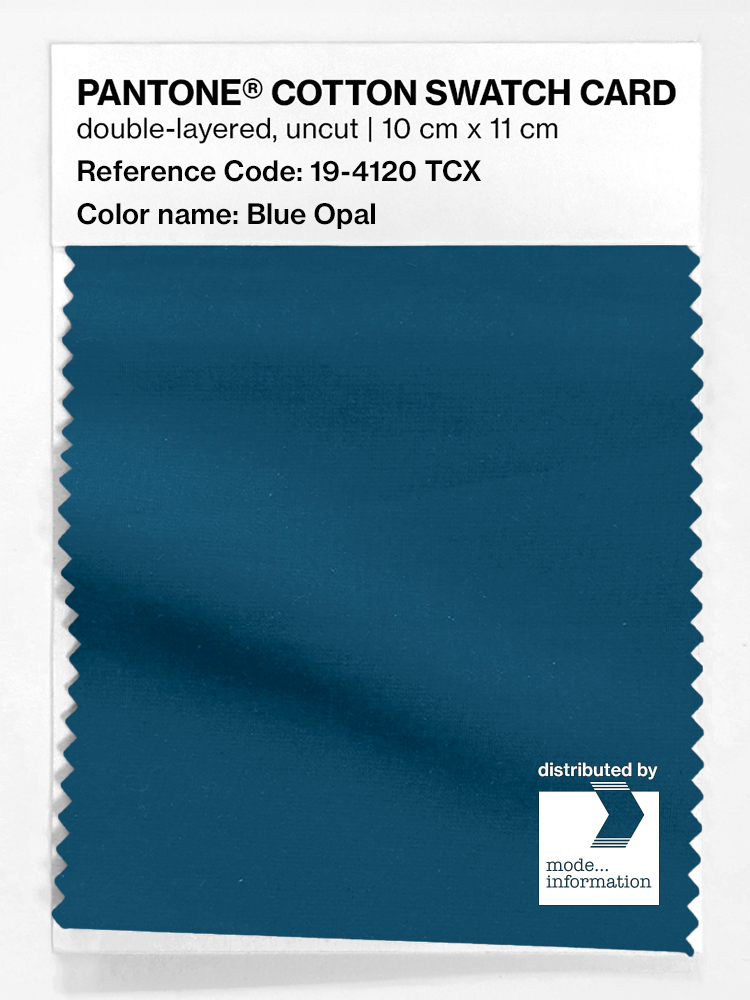 Artikelbild 1 des Artikels “PANTONE® COTTON SWATCH CARD 19-4120 TCX Blue Opal “