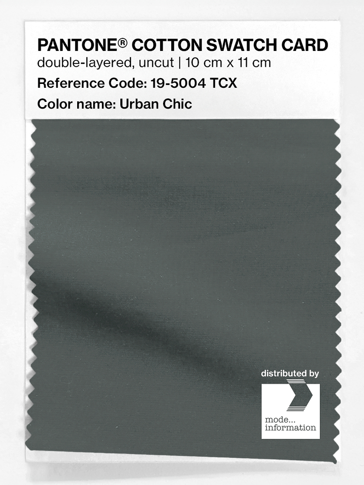 Artikelbild 1 des Artikels “PANTONE® COTTON SWATCH CARD 19-5004 TCX Urban Chic “