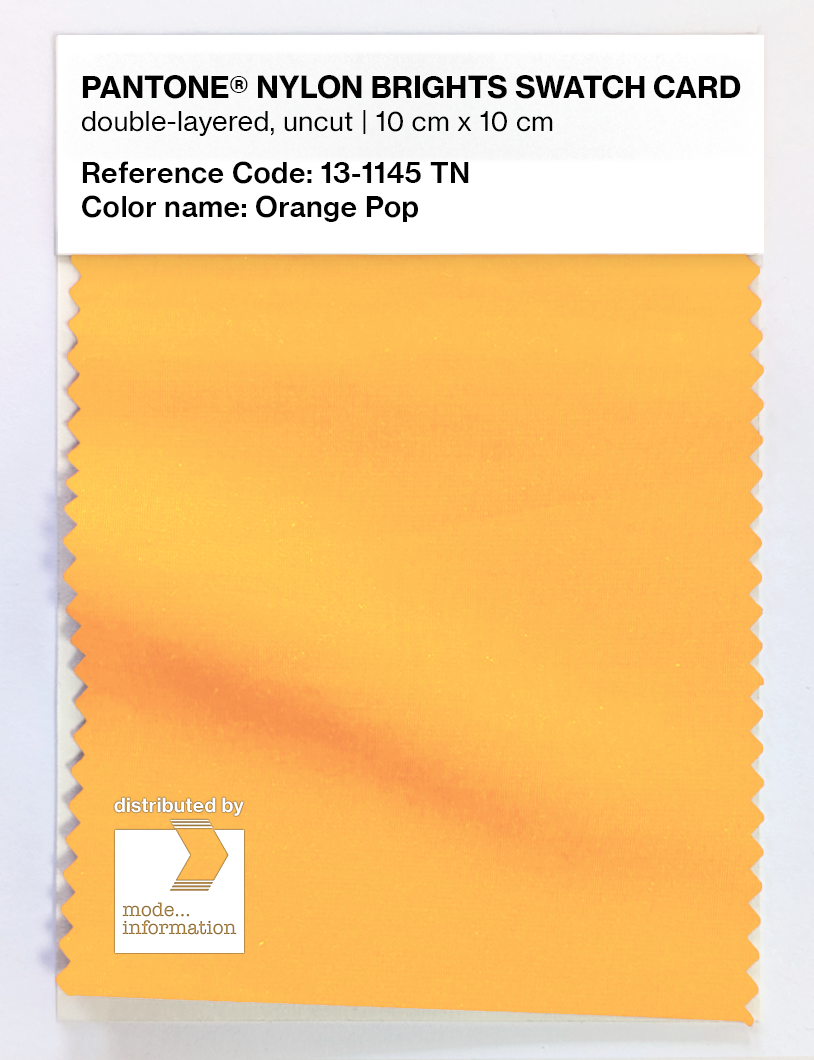 Artikelbild 1 des Artikels “PANTONE® NYLON SWATCH CARD 13-1145 TN Orange Pop “