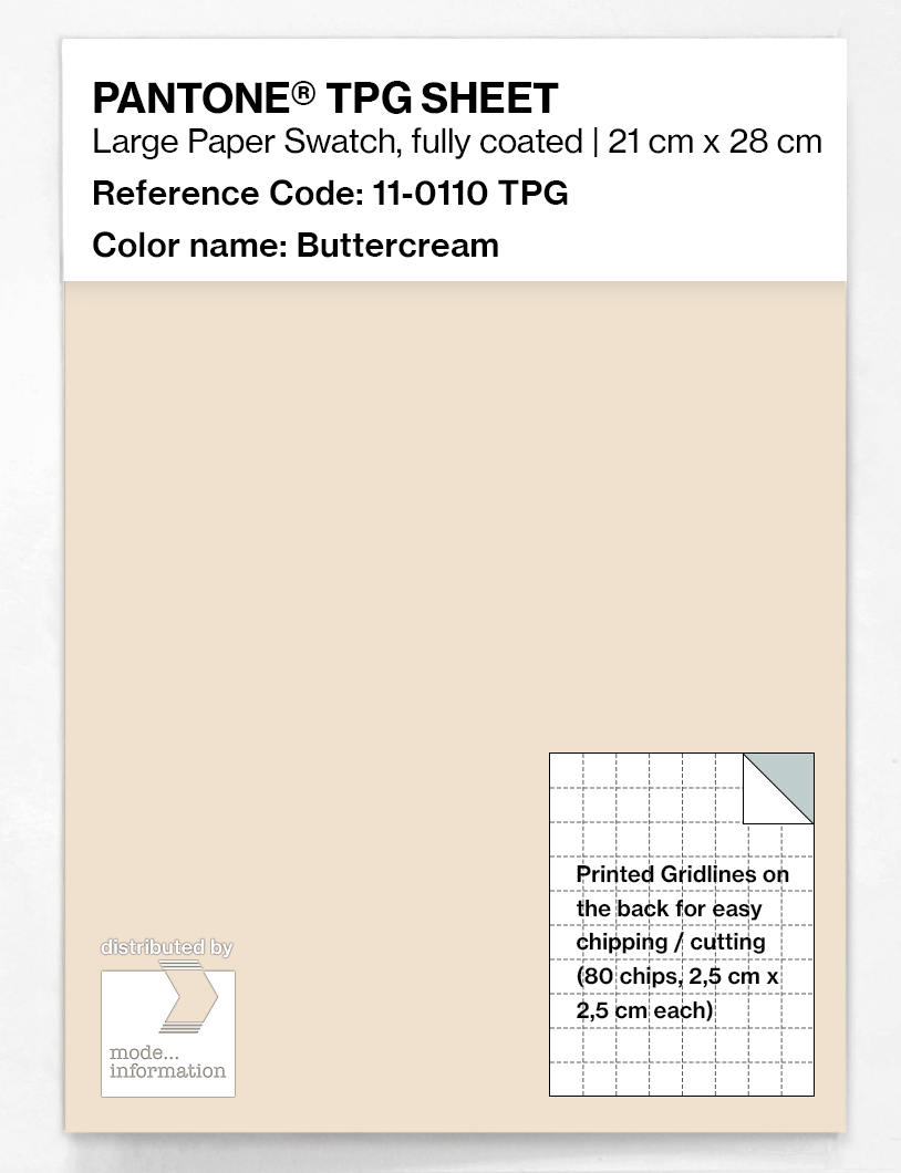 Artikelbild 1 des Artikels “PANTONE® TPG SHEET 11-0110 TPG Buttercream “