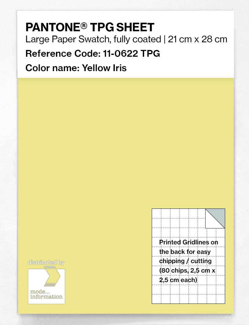 Artikelbild 1 des Artikels “PANTONE® TPG SHEET 11-0622 TPG Yellow Iris “