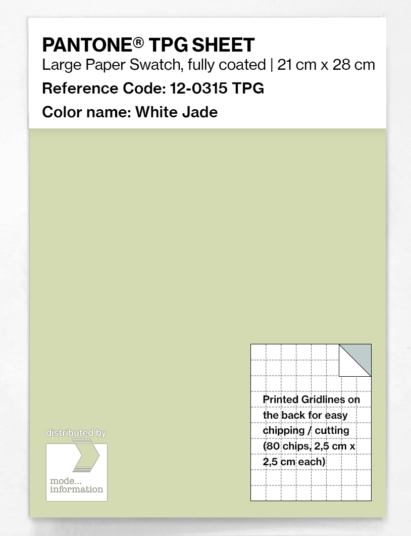 Artikelbild 1 des Artikels “PANTONE® TPG SHEET 12-0315 TPG White Jade “