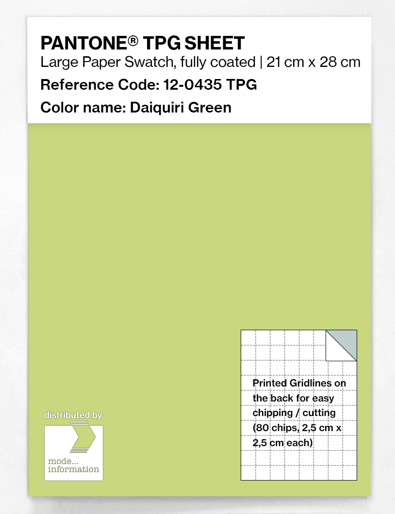 Artikelbild 1 des Artikels “PANTONE® TPG SHEET 12-0435 TPG Daiquiri Green “