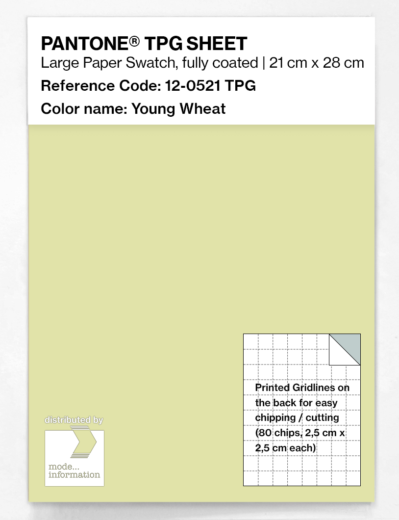 Artikelbild 1 des Artikels “PANTONE® TPG SHEET 12-0521 TPG Young Wheat “