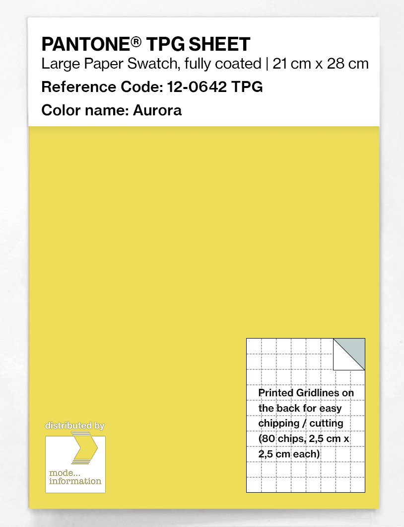 Artikelbild 1 des Artikels “PANTONE® TPG SHEET 12-0642 TPG Aurora “