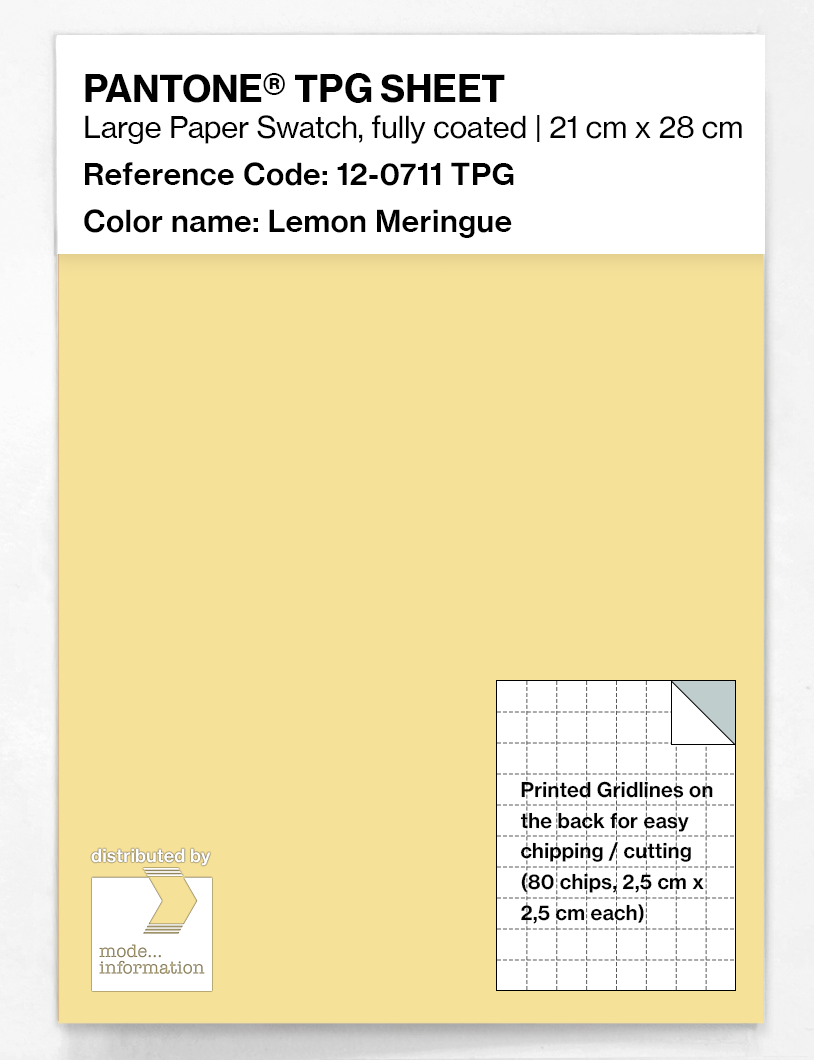 Artikelbild 1 des Artikels “PANTONE® TPG SHEET 12-0711 TPG Lemon Meringue “
