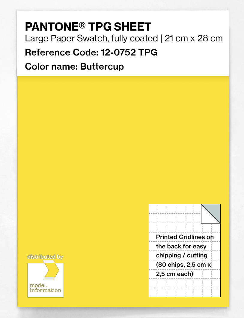 Artikelbild 1 des Artikels “PANTONE® TPG SHEET 12-0752 TPG Buttercup “