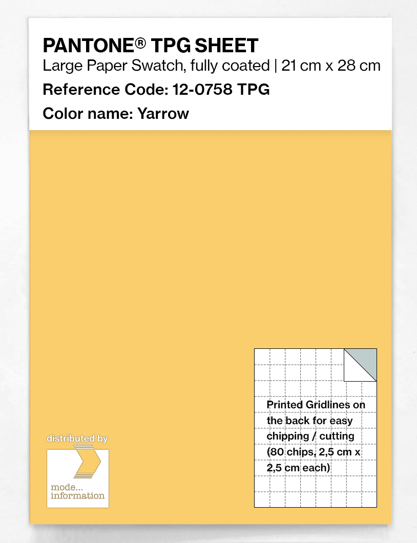 Artikelbild 1 des Artikels “PANTONE® TPG SHEET 12-0758 TPG Yarrow “