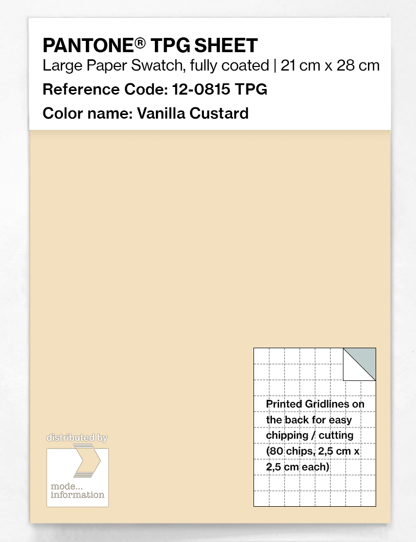 Artikelbild 1 des Artikels “PANTONE® TPG SHEET 12-0815 TPG Vanilla Custard “
