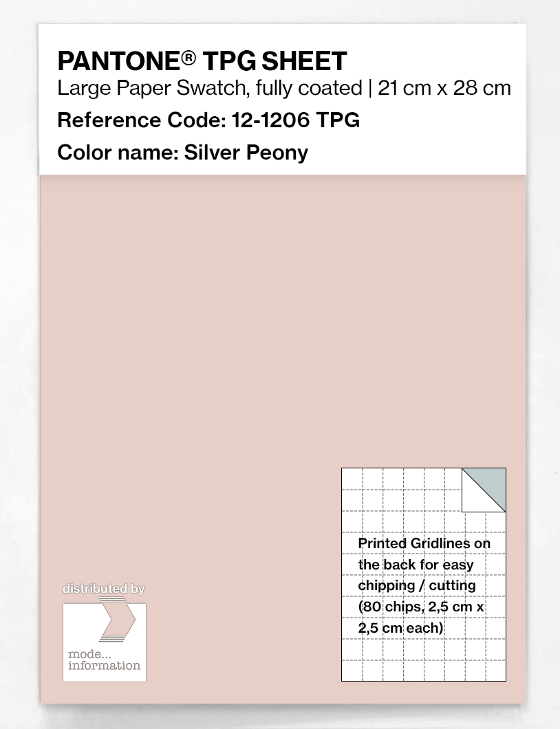 Artikelbild 1 des Artikels “PANTONE® TPG SHEET 12-1206 TPG Silver Peony “