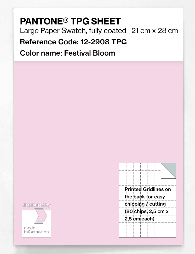 Artikelbild 1 des Artikels “PANTONE® TPG SHEET 12-2908 TPG Festival Bloom “