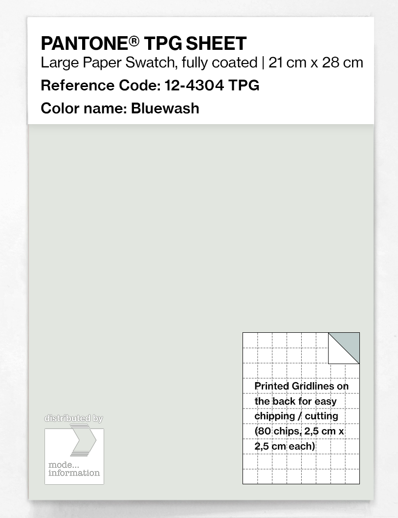 Artikelbild 1 des Artikels “PANTONE® TPG SHEET 12-4304 TPG Bluewash “
