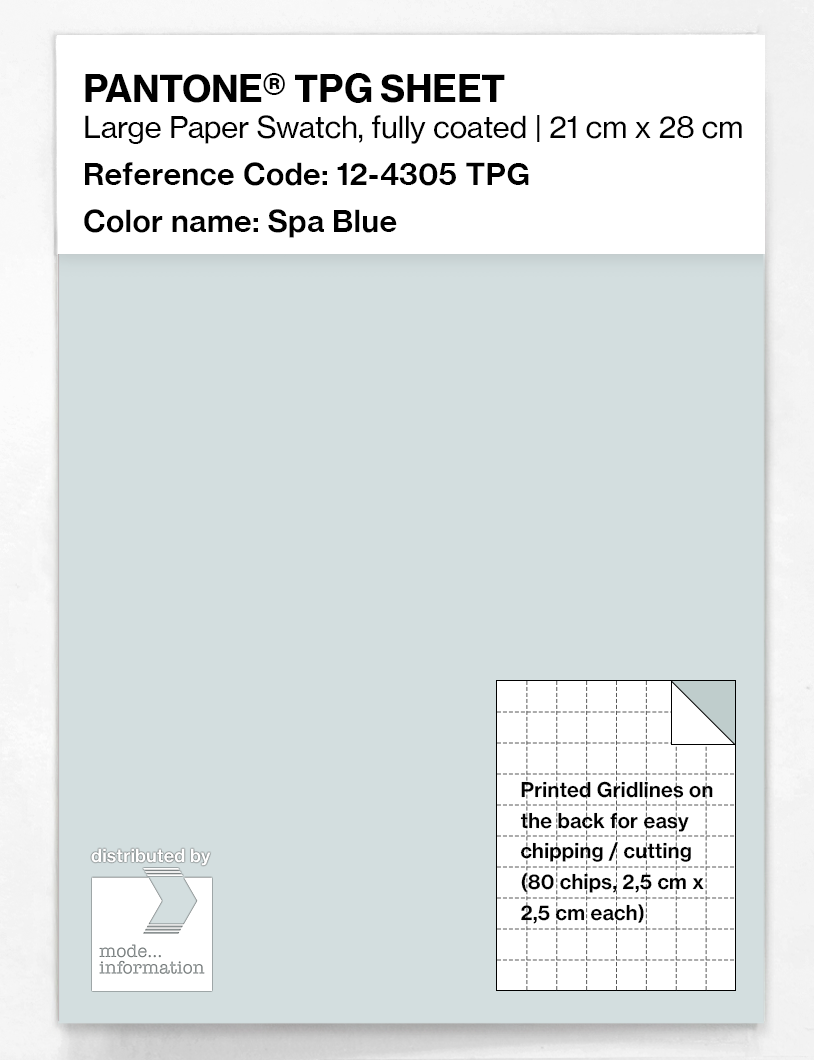 Artikelbild 1 des Artikels “PANTONE® TPG SHEET 12-4305 TPG Spa Blue “