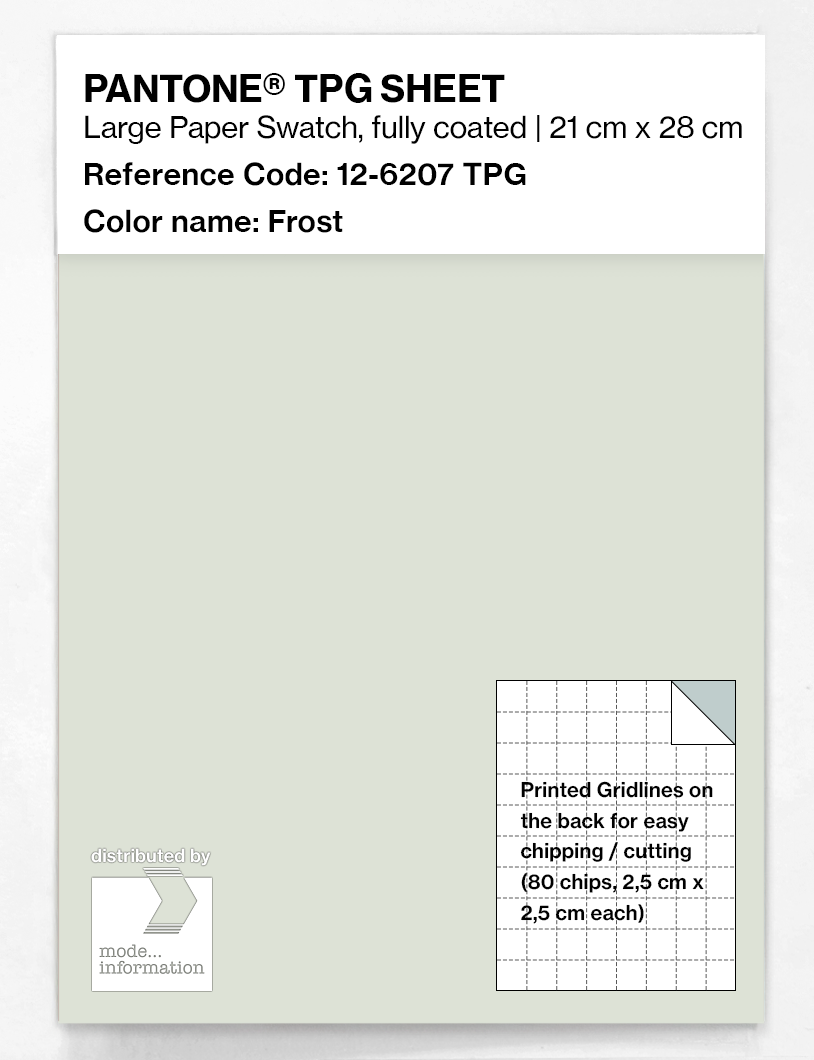 Artikelbild 1 des Artikels “PANTONE® TPG SHEET 12-6207 TPG Frost “